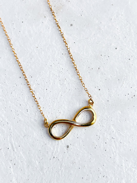 Gold Vermeil Infinity Love Necklace