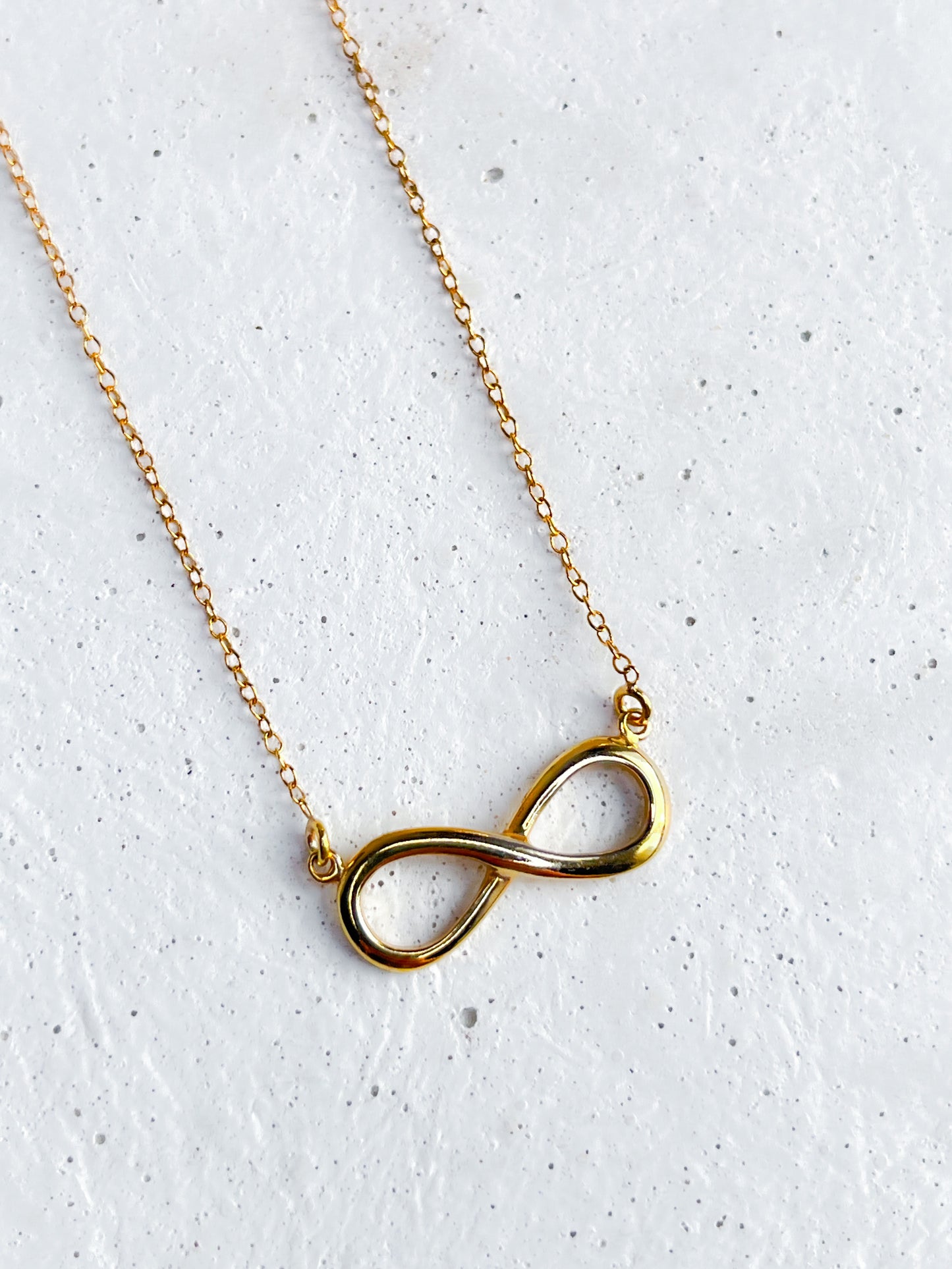 Gold Vermeil Infinity Love Necklace