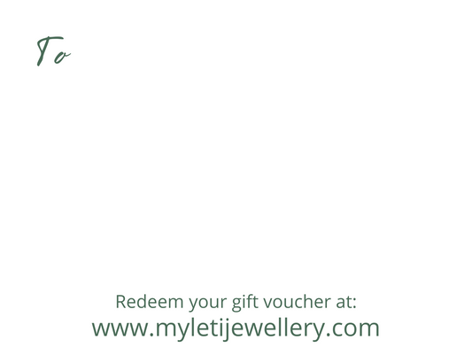 Myleti Gift Card - Myleti Jewellery