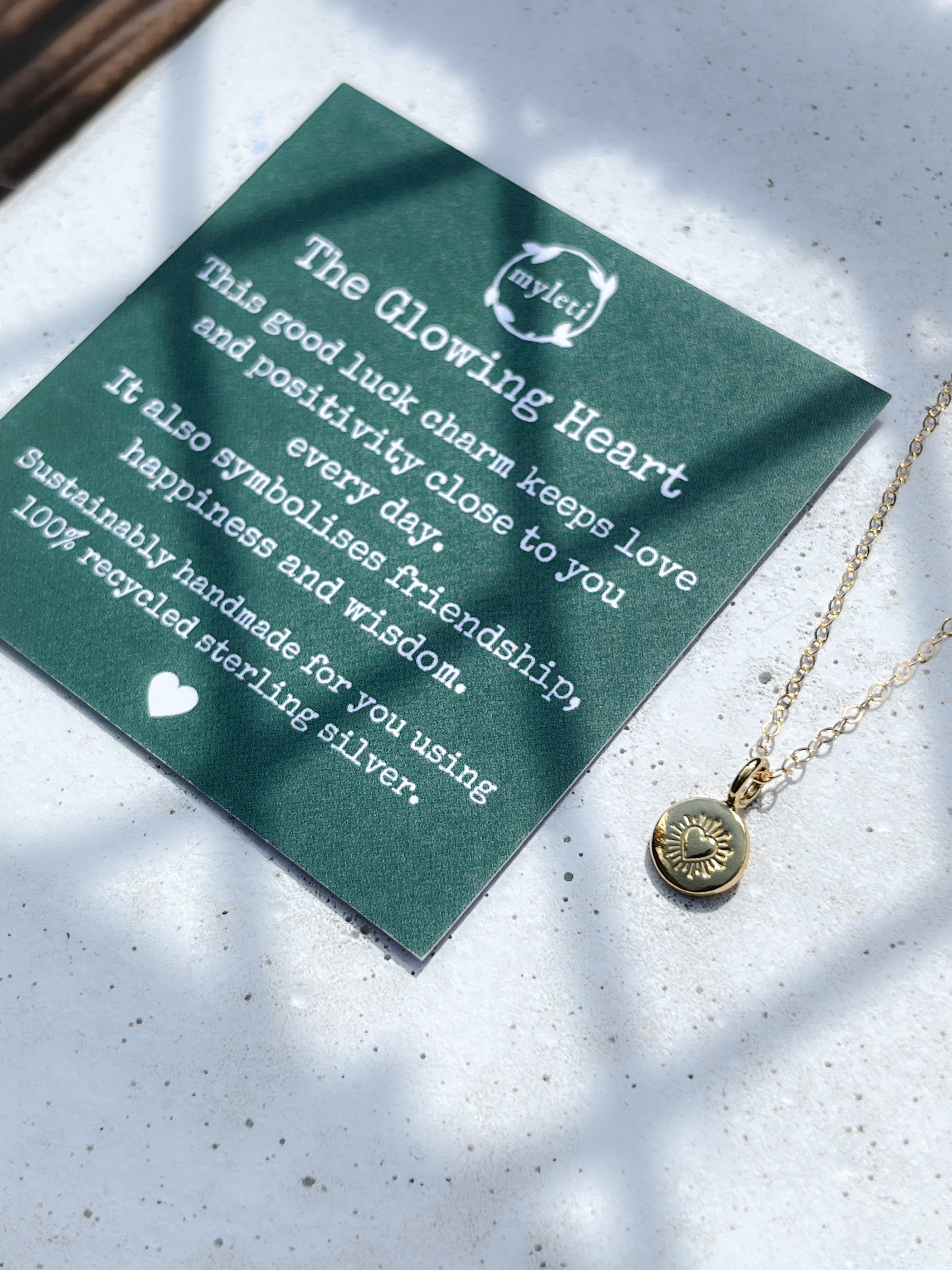 Gold Vermeil Mini Good Luck Charm Necklace - Myleti Jewellery
