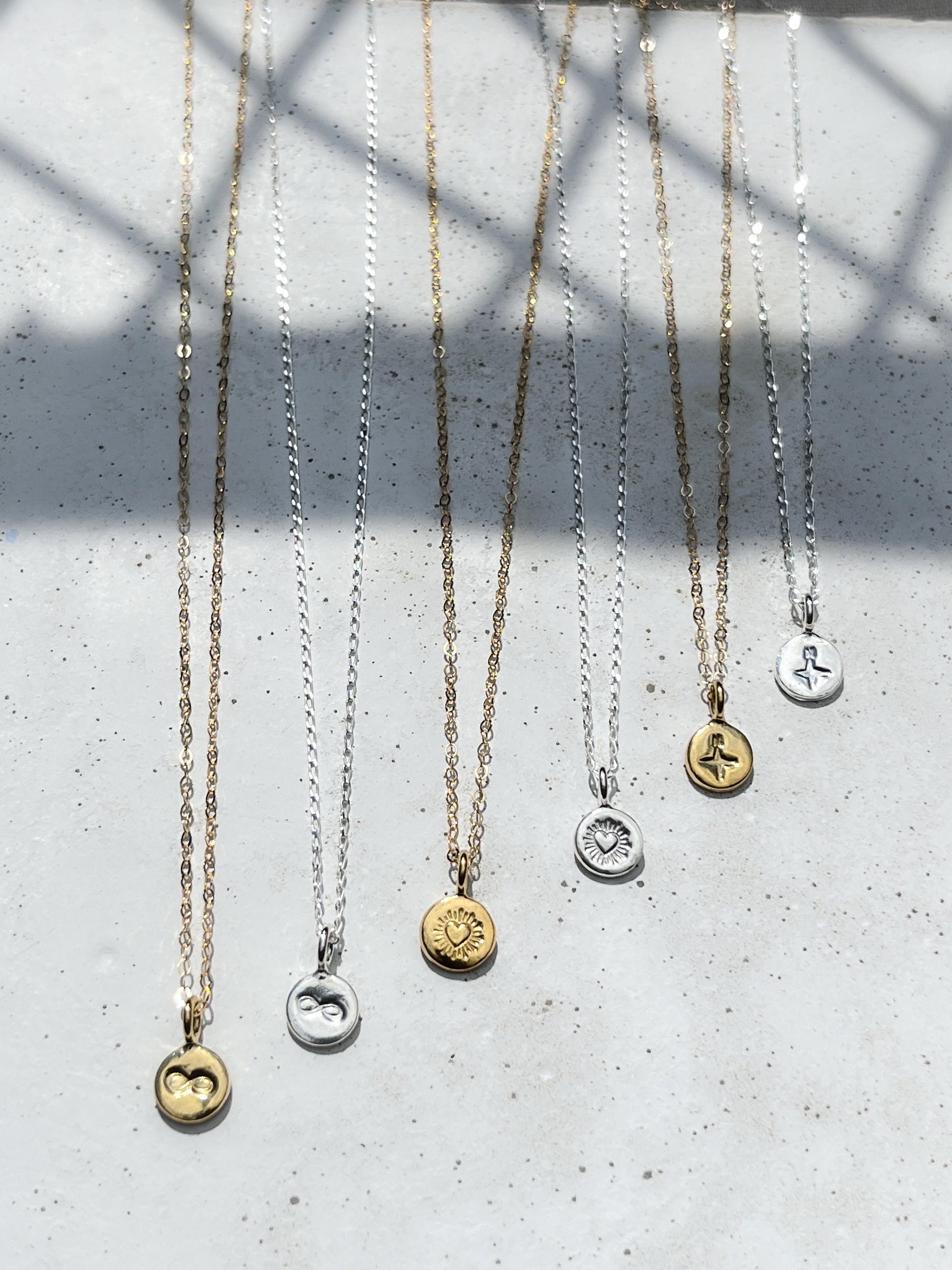 Gold Vermeil Mini Good Luck Charm Necklace - Myleti Jewellery