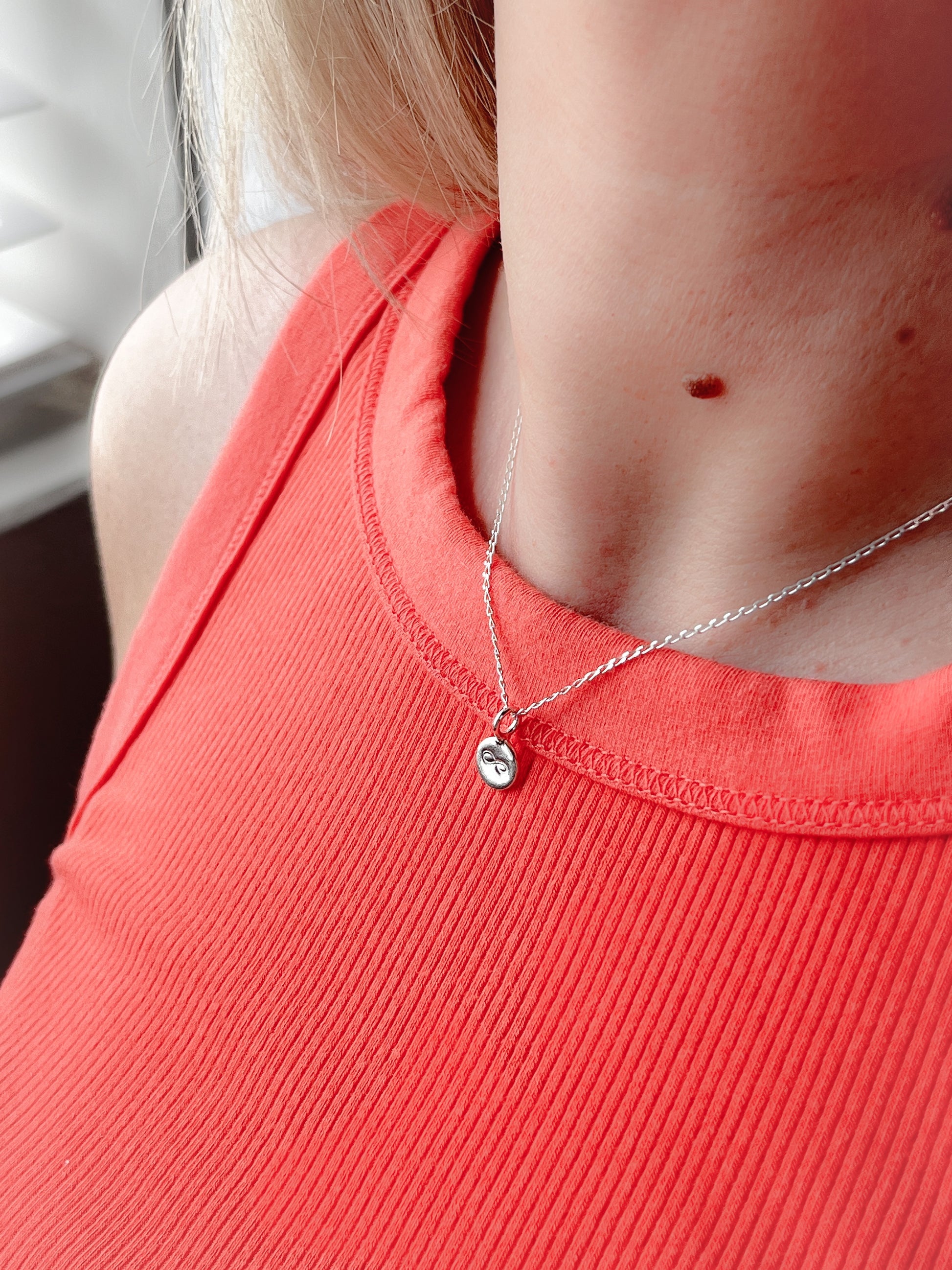 Sterling Silver Mini Good Luck Charm Necklace - Myleti Jewellery