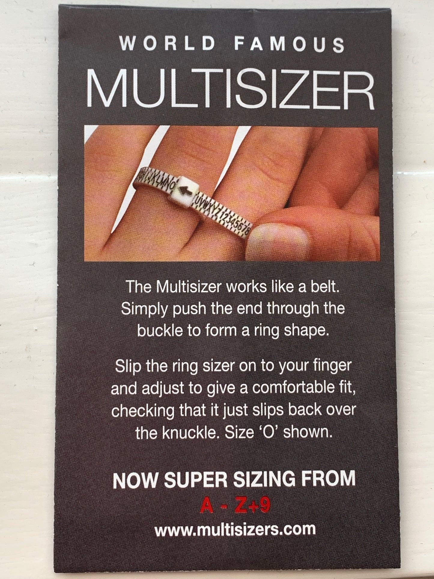 Ring Sizer - Myleti Jewellery